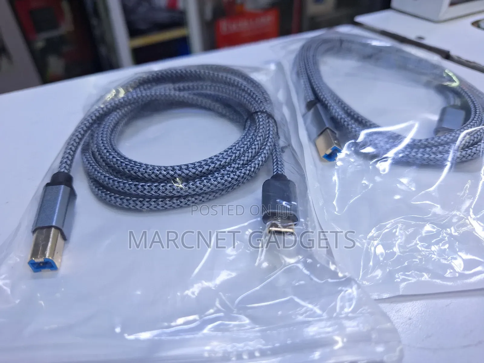 Braided Usb Type C to Printer Type B 1.8m High Speed