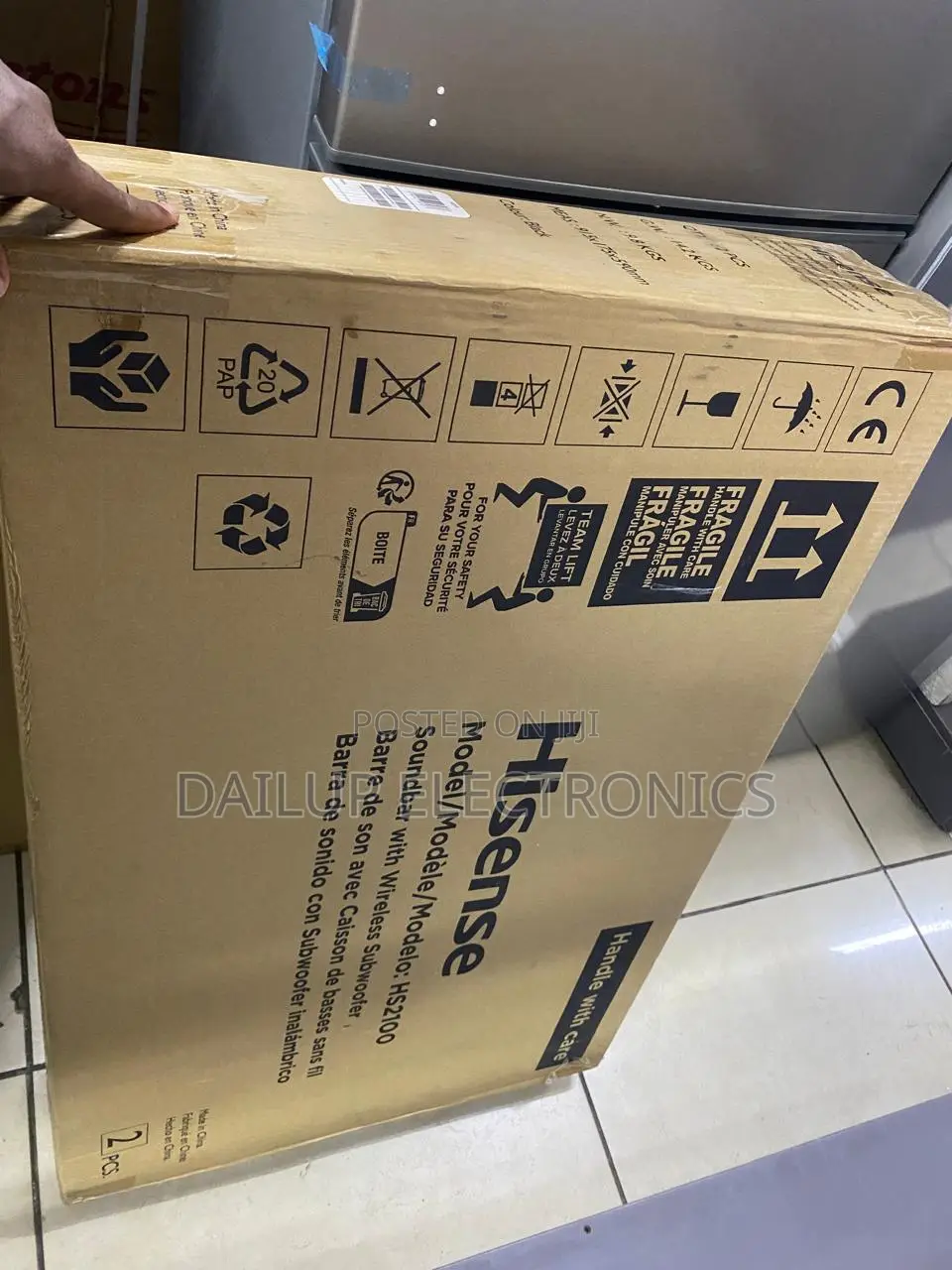 Hisense HS2100 Soundbar With Wireless Subwoofer