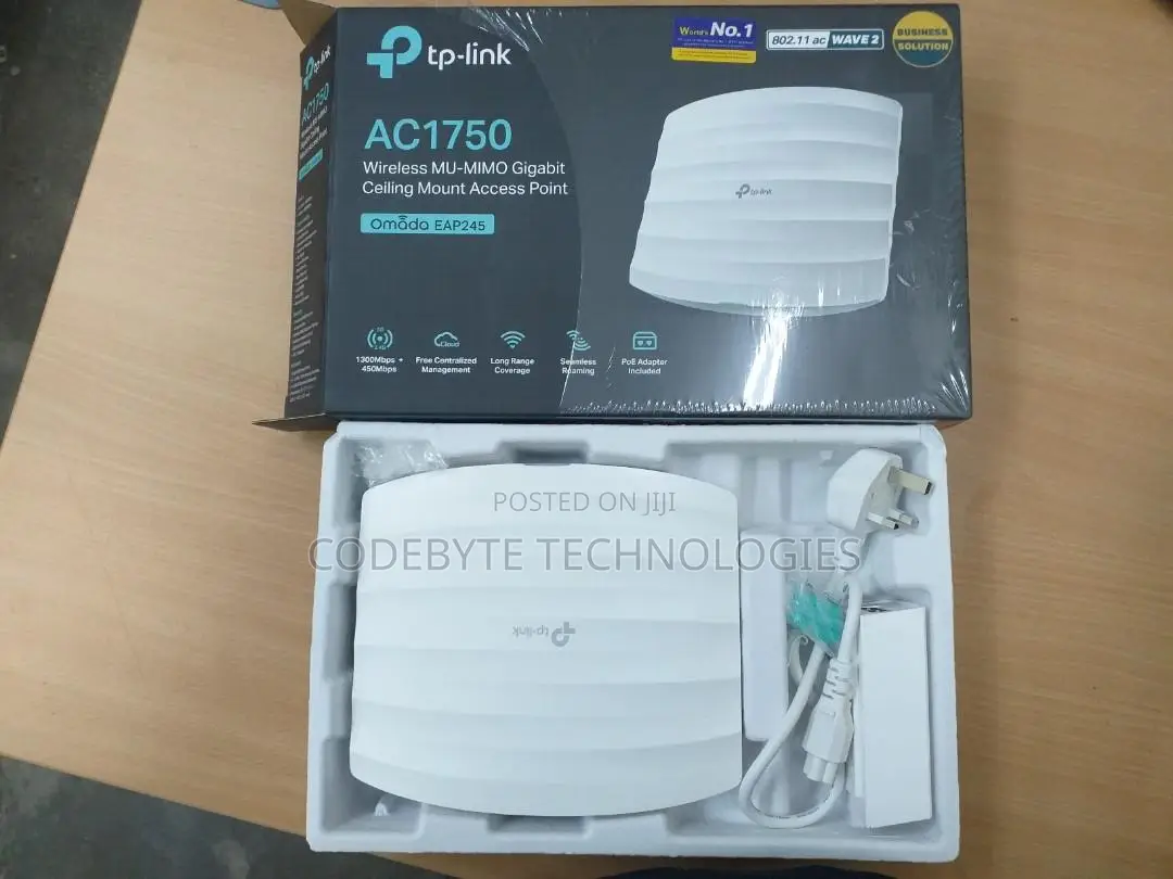 Omada EAP245 Indoor Wifi Access Point AC1750 Dual Band~ Tp