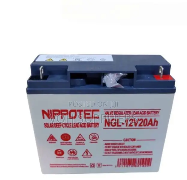 Nippotec 20ah Solar Battery Deep -Cycle Lead ACID
