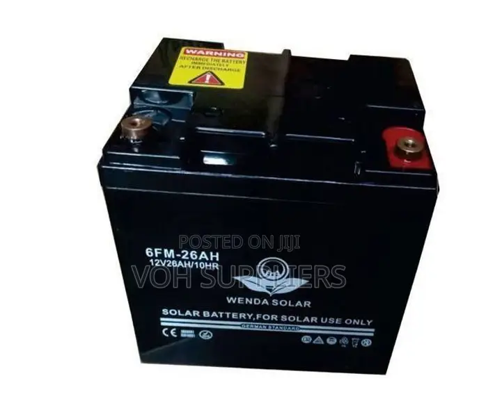 Wenda Solar 26ah Solar Battery