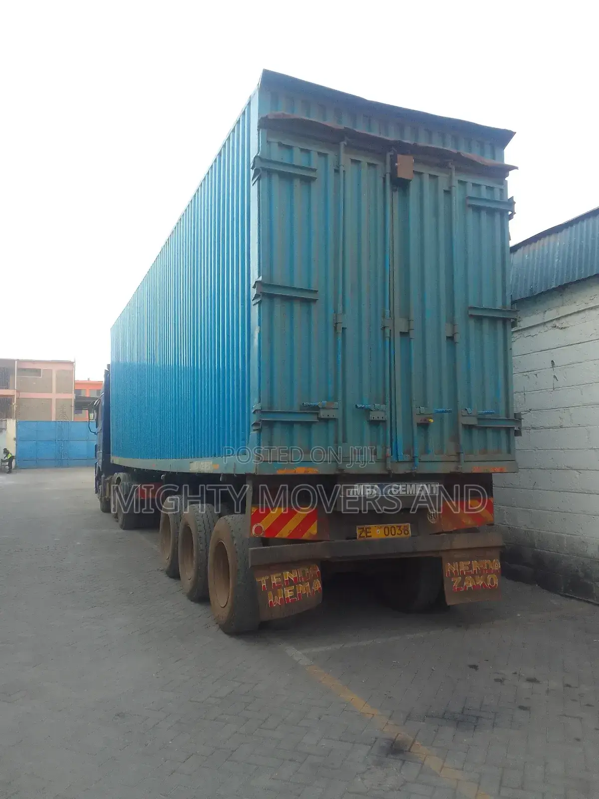 Box Body Trailer Available for Cross Border Logistic Service