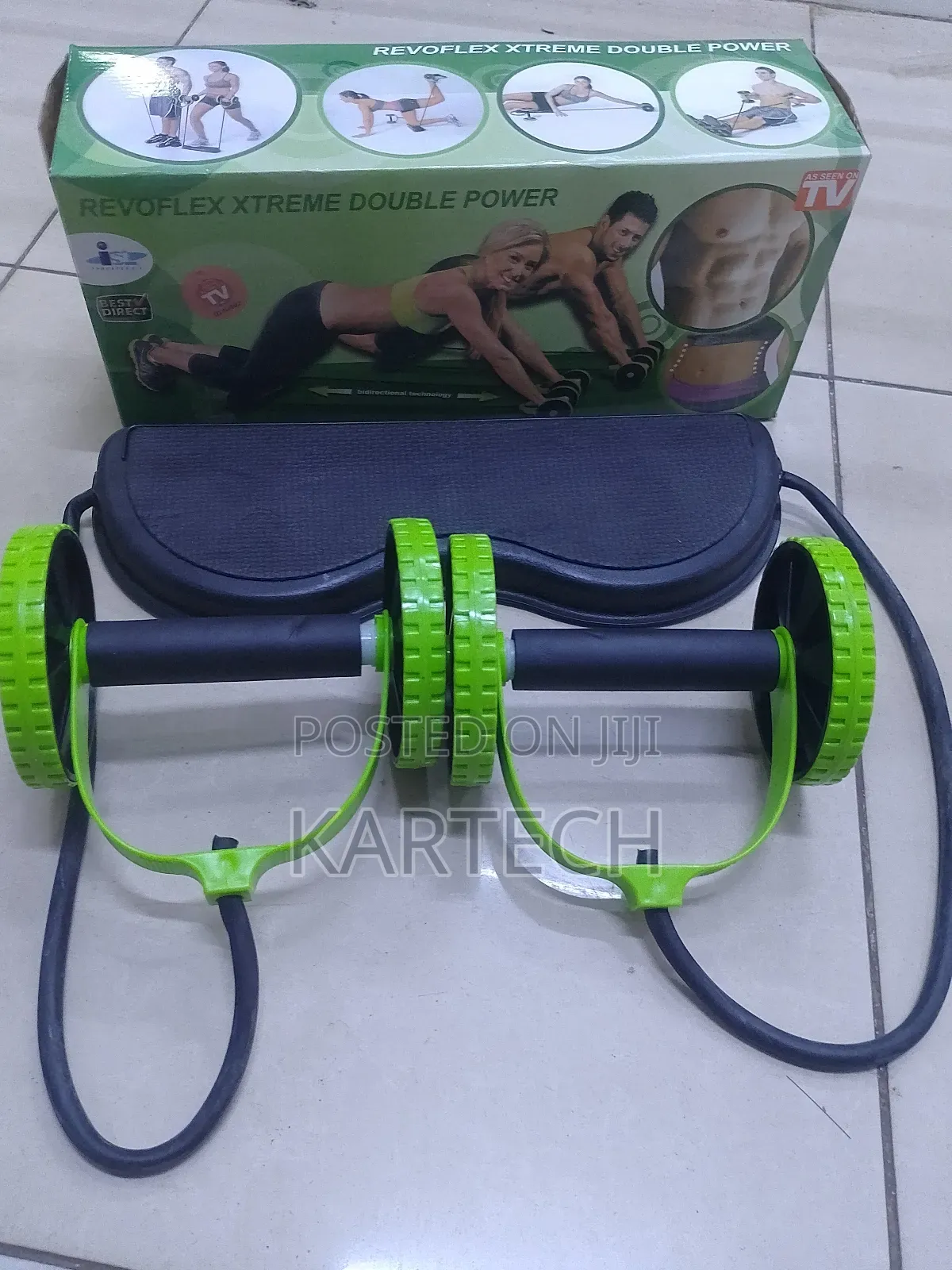 Revoflex Extreme Exercise Roller -Green Black