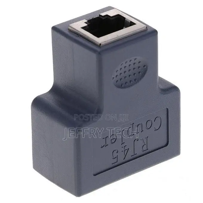 Ways Connector 1 Ethernet RJ-45 to Plug Adapter Splitter 2 E