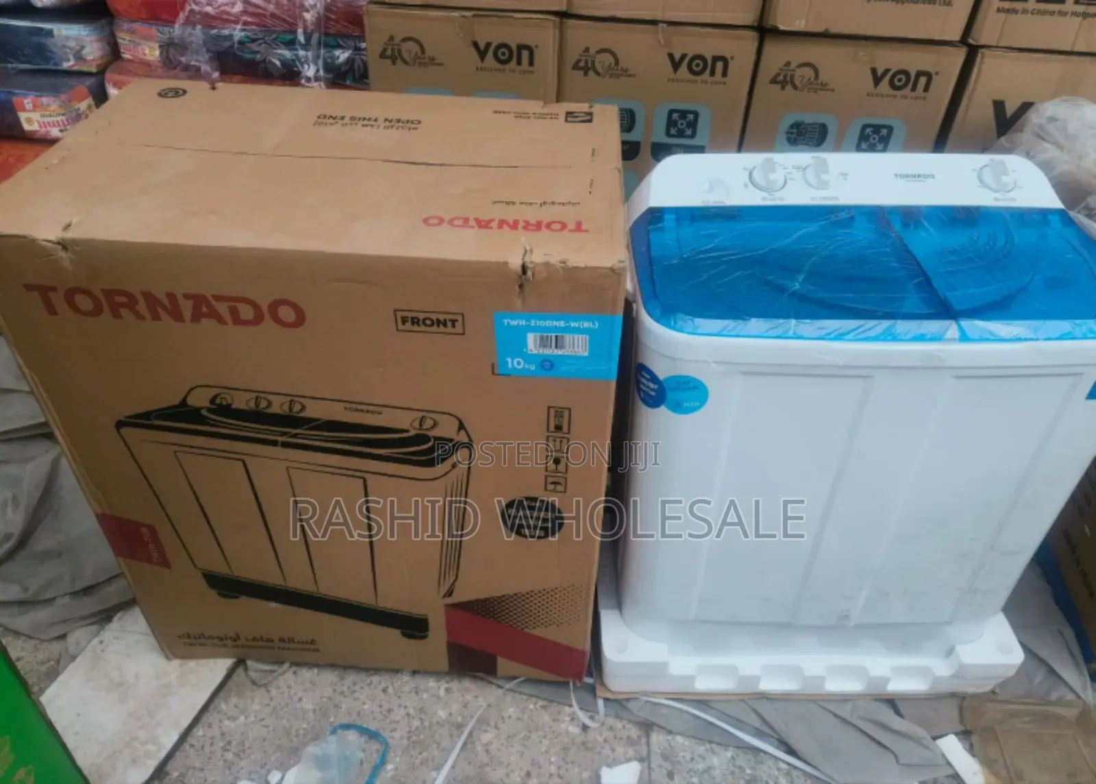 Washing Machine Tornado 10kgs,Wash and Spin.
