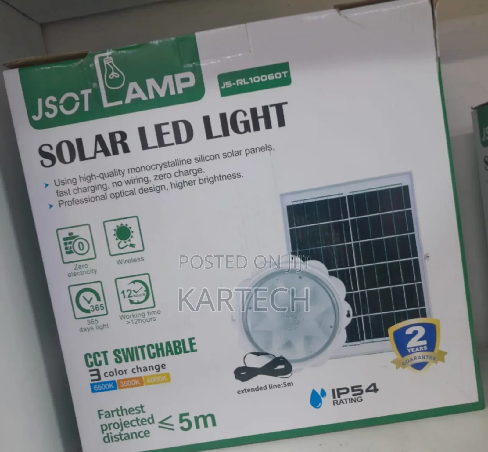 JSOT Solar Ceiling Light