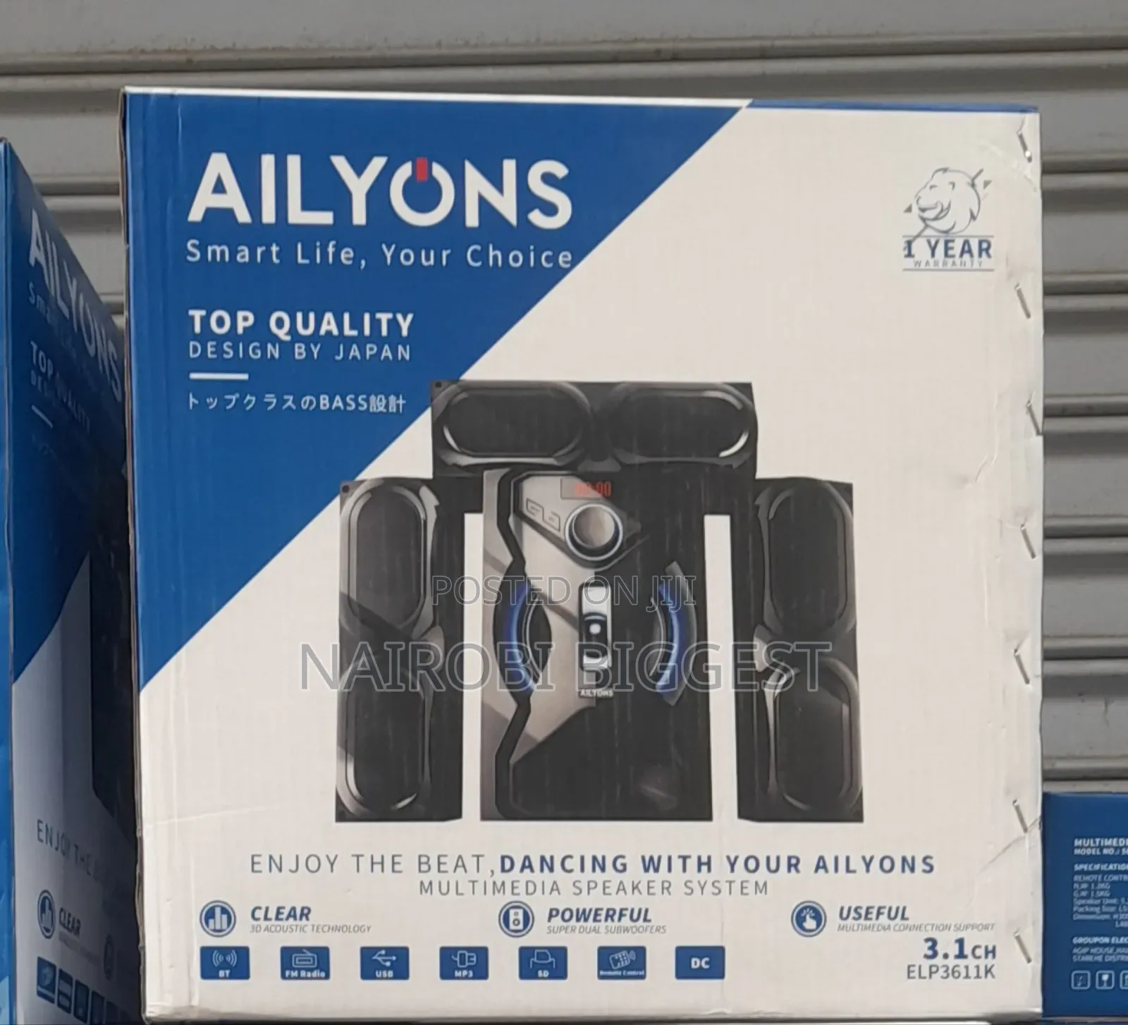 Ailyons Woofer 3.1 Original Sound System