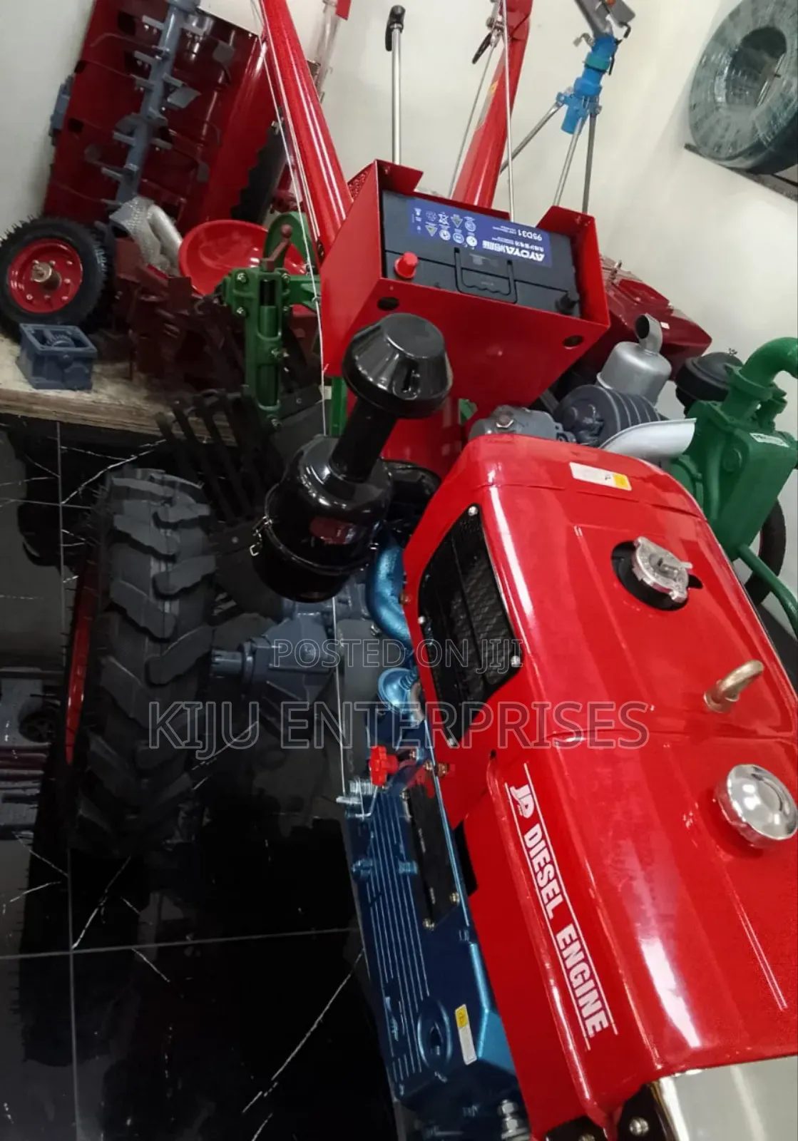 Walking Tractor 16hp Diesel Powered Available