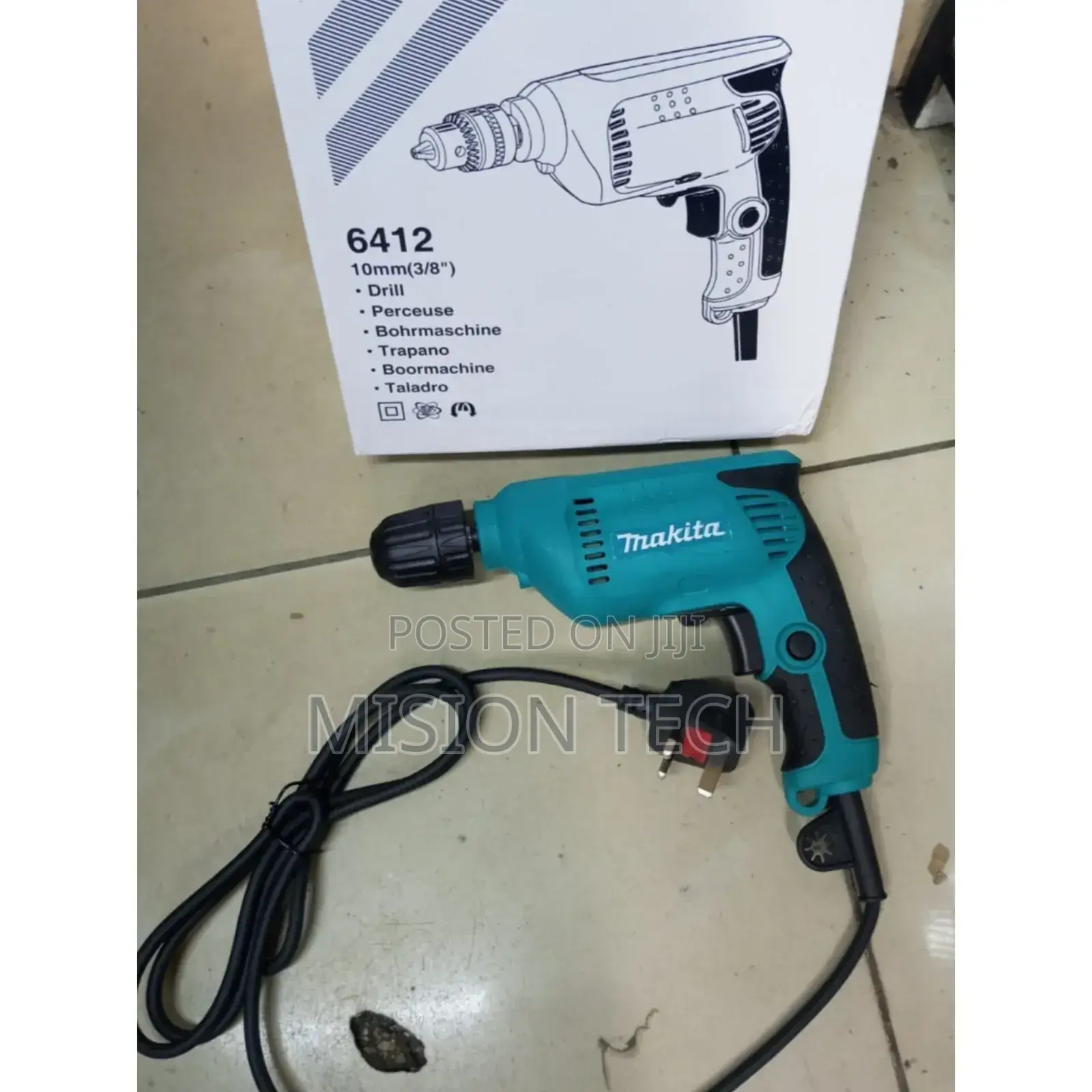 Makita 6412 Corded Electric Drill 550w