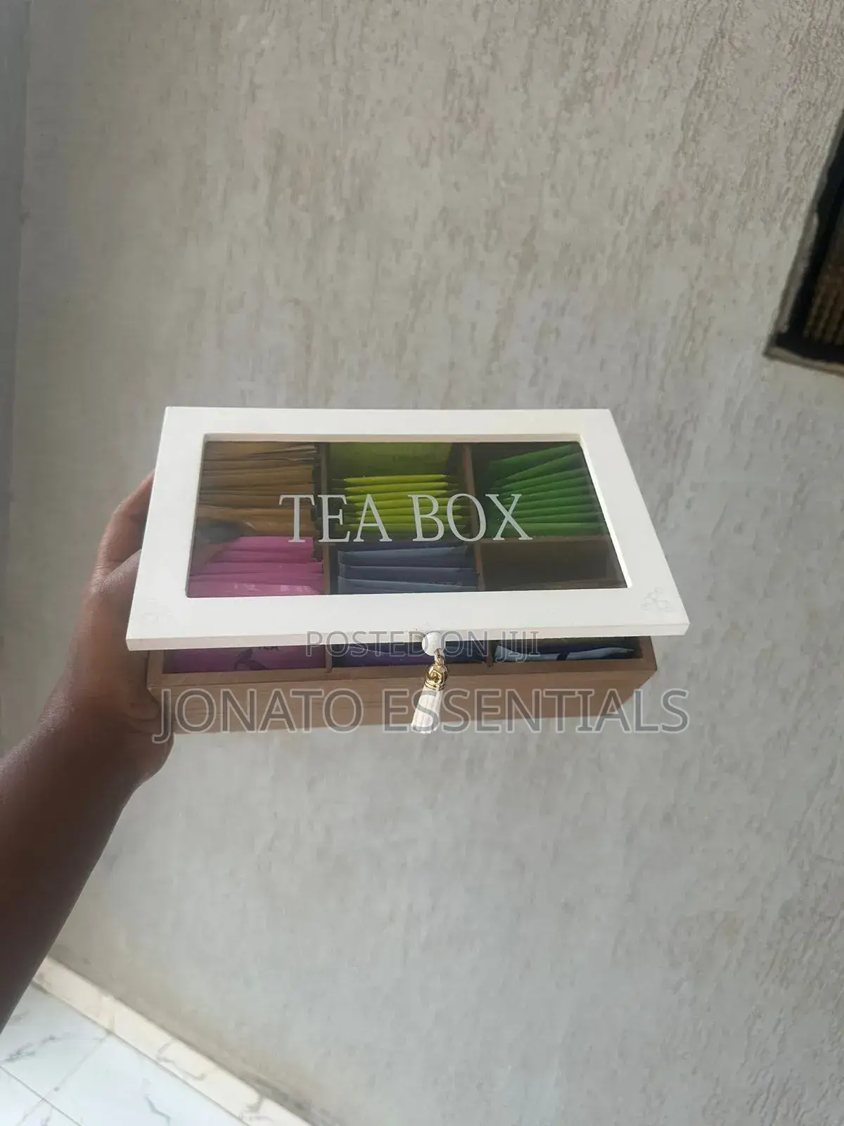 Wooden Tea Bag Holder