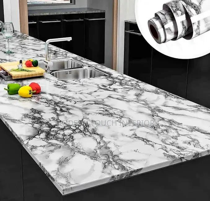 White Marble Contact Wallpaper