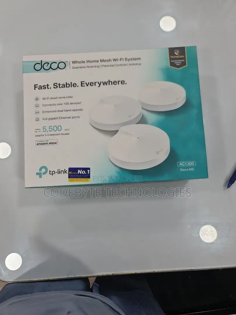 >Deco M5 Ac1300 Mu-Mimo Dual Band Whole Home Mesh<