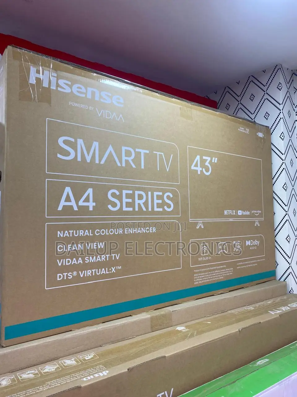 Hisense 43 Inch Frameless Smart Tv 43a4kken