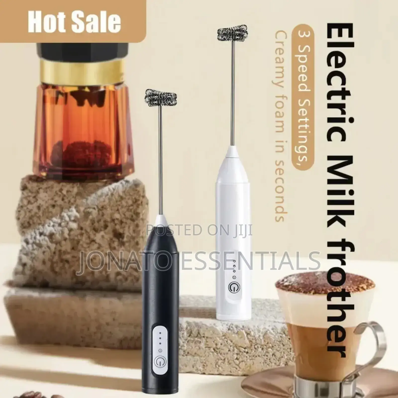Rechargeable Milk Frother and Mixer