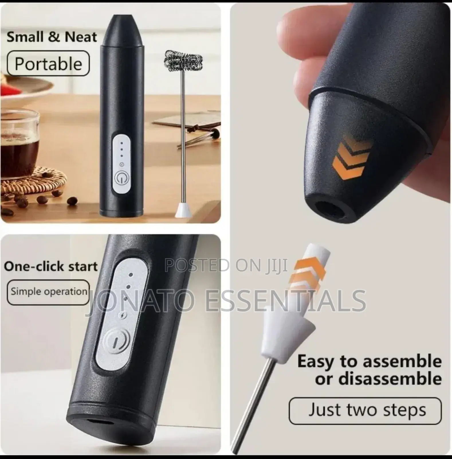 Rechargeable Milk Frother and Mixer