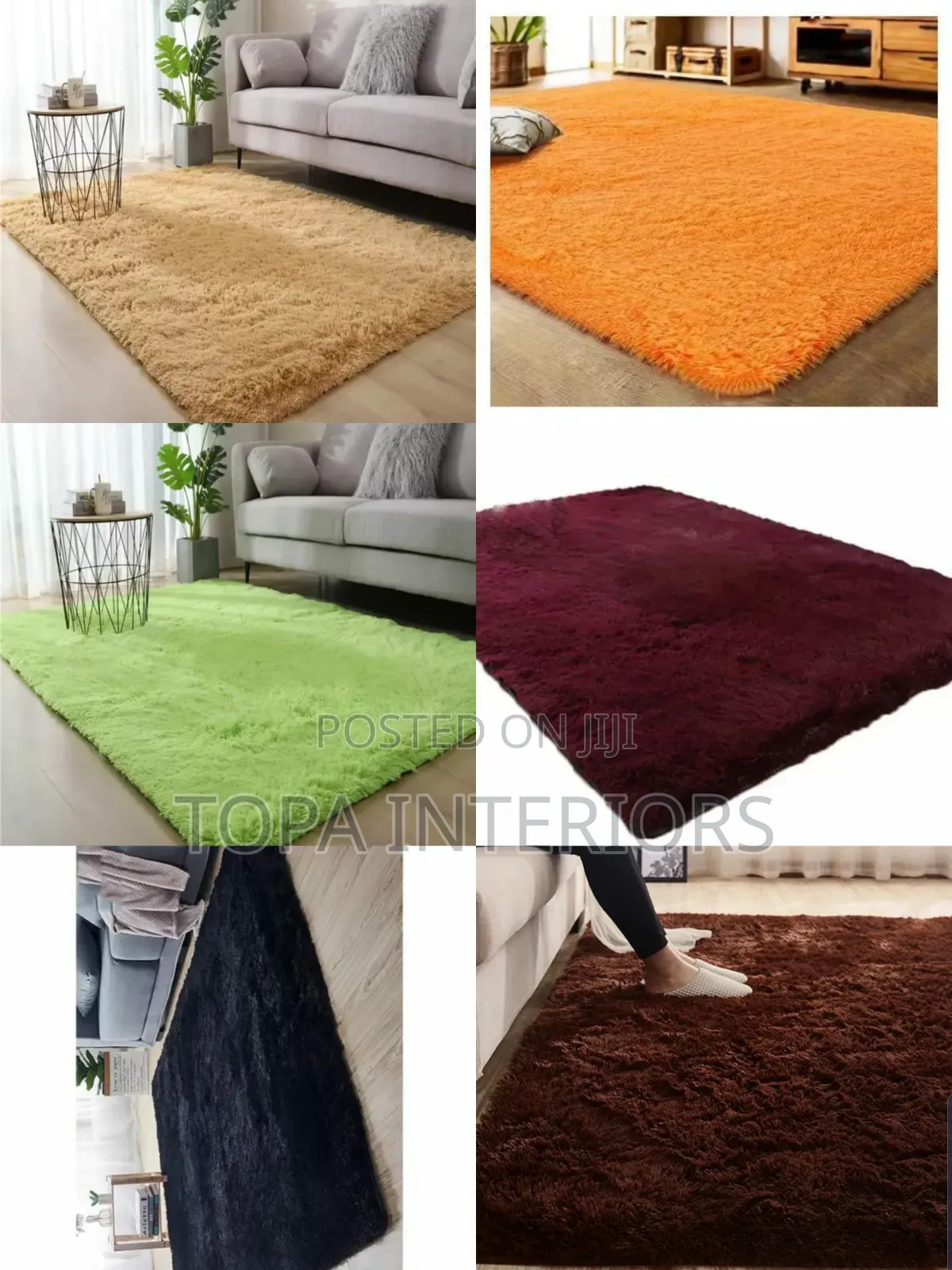 Plain Light Fluffy Carpets House Carpets
