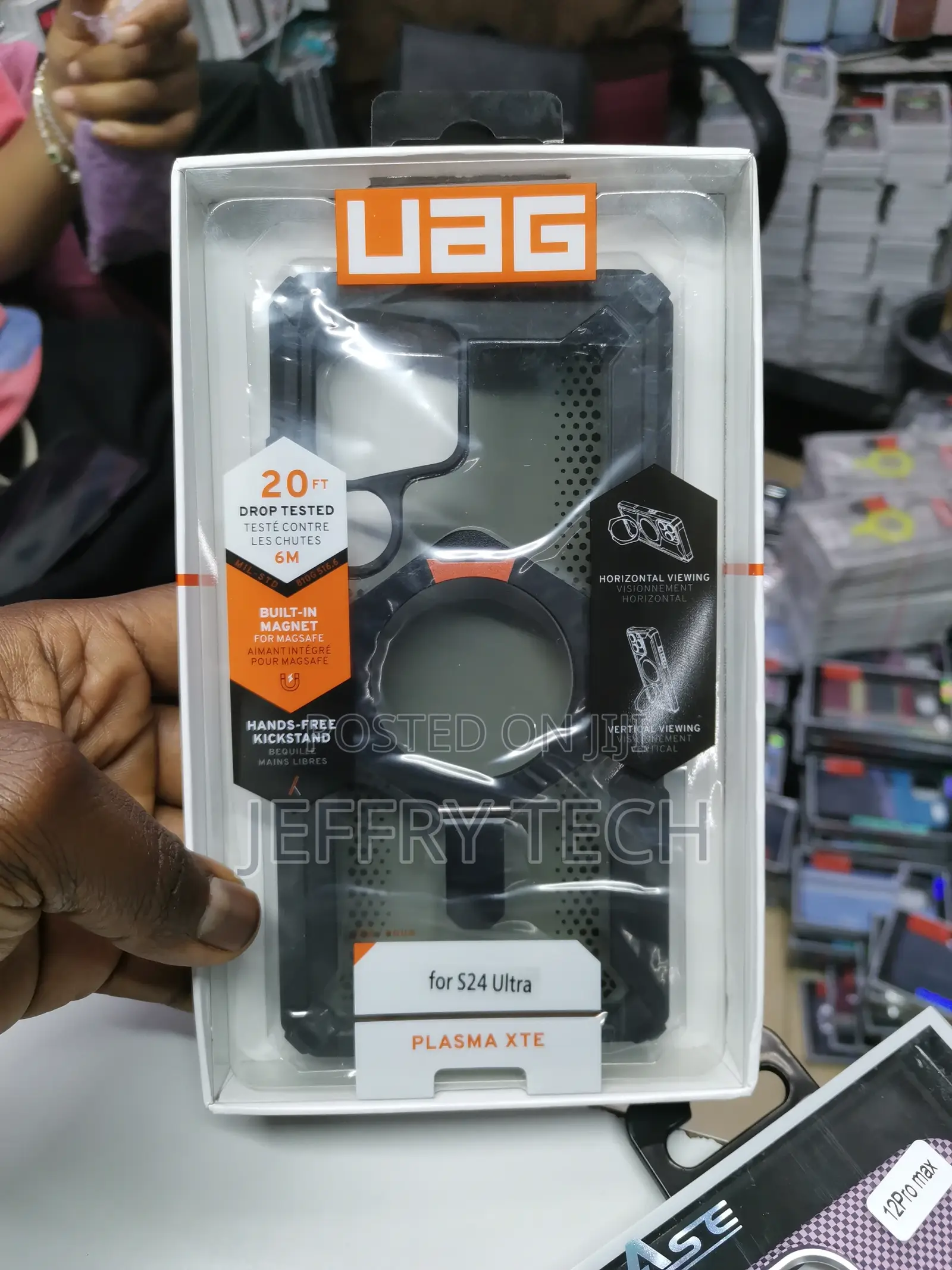 UAG Case for Samsung Galaxy S24 Ultra Plasma XTE, Black
