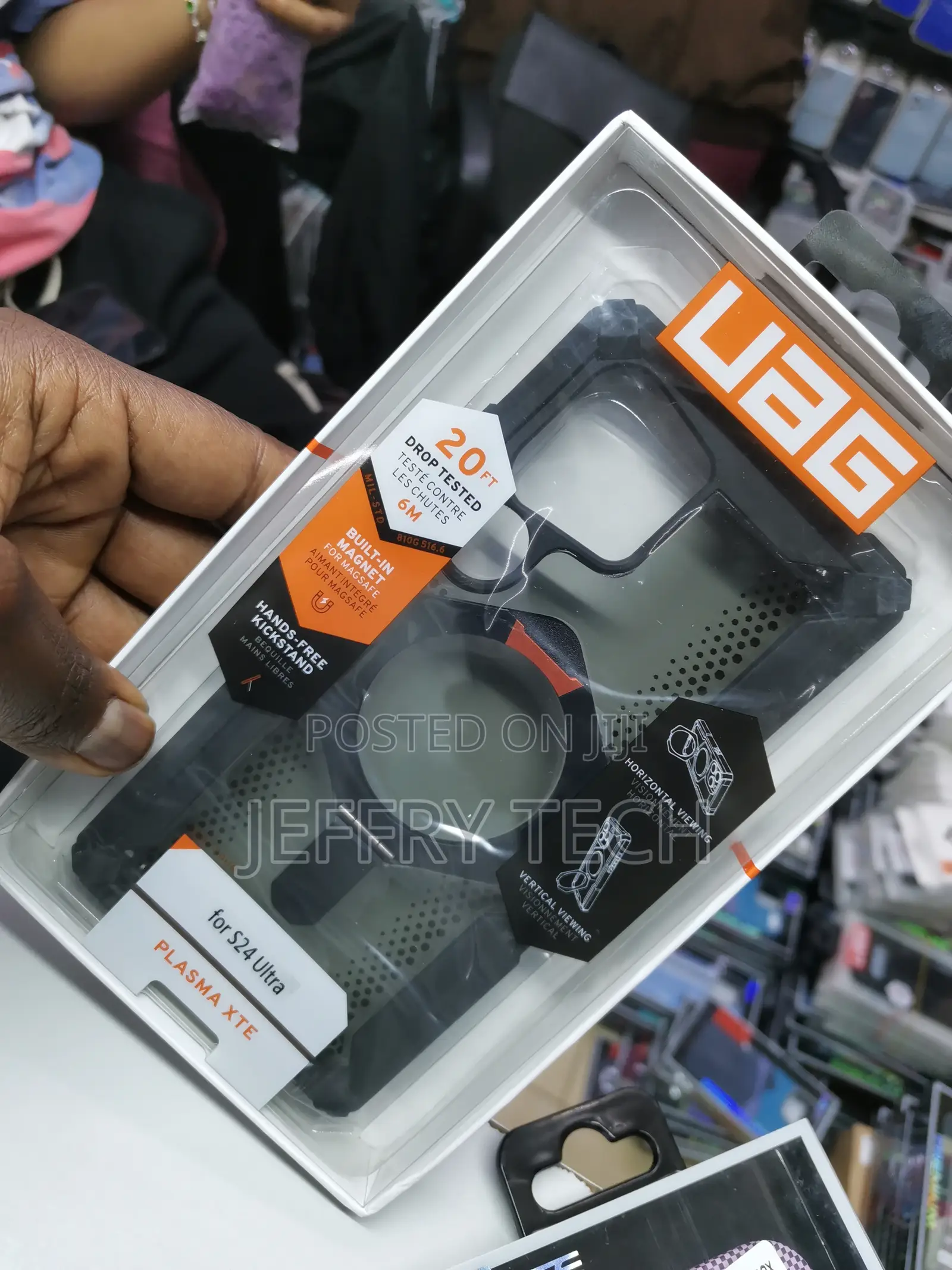 UAG Case for Samsung Galaxy S24 Ultra Plasma XTE, Black