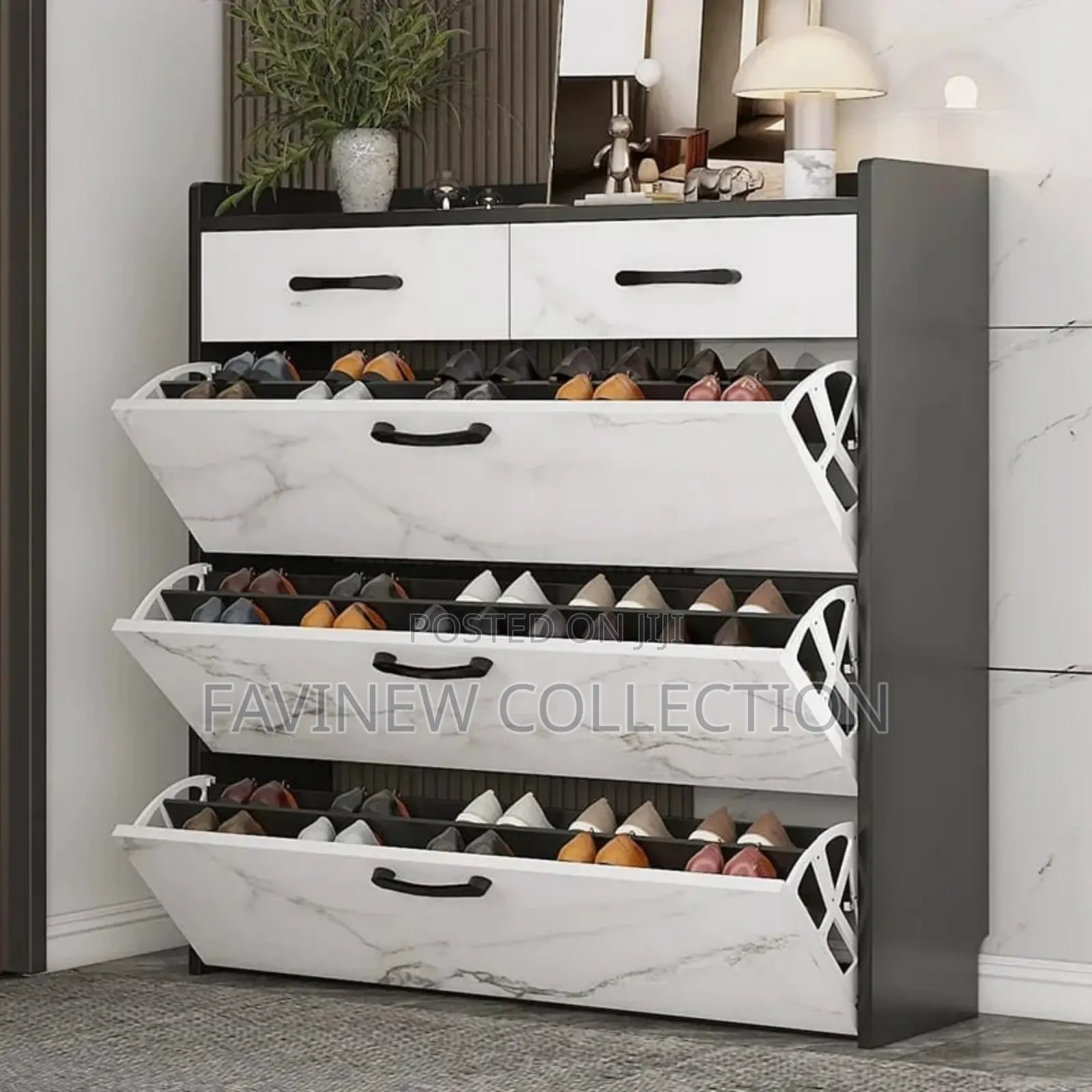 Bucket Flip Shoe Rack