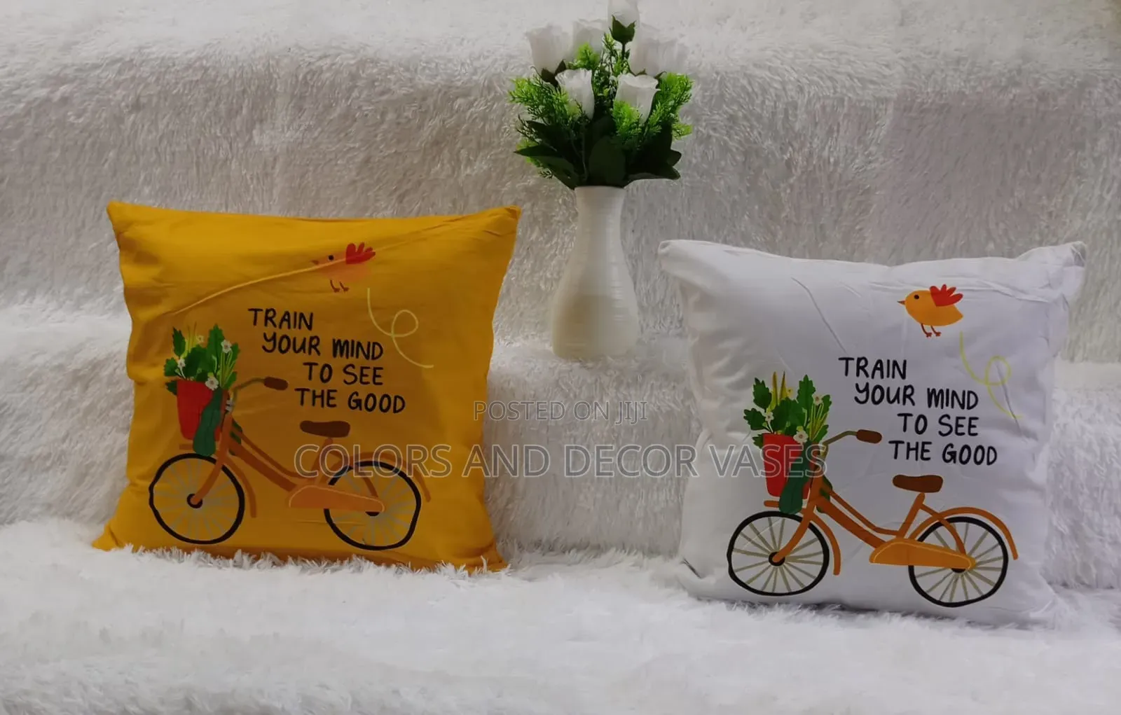 Positive Vibe Pillows Available
