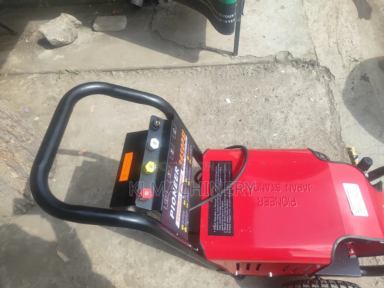 Pioneer 3450PSI High Pressure Washer Single Phase.
