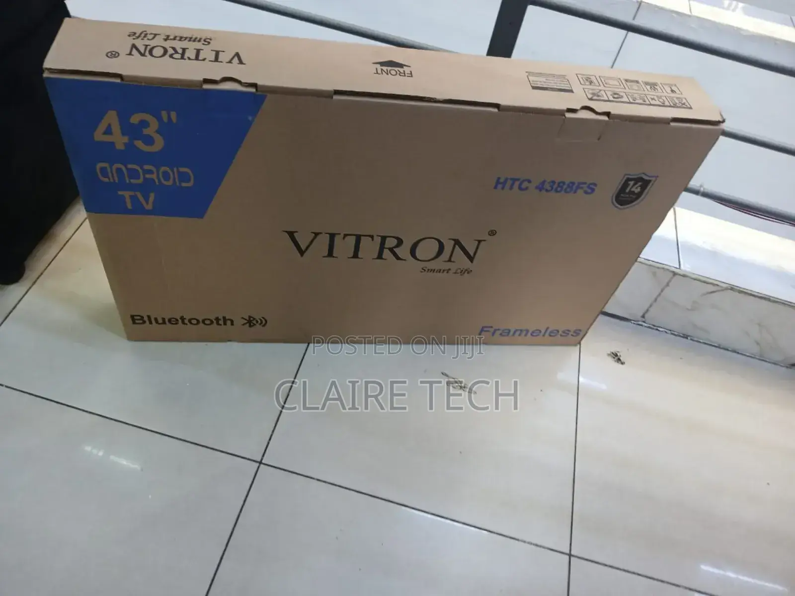 Vitron 43 Inches Smart Android TV With Inbuilt Decorder