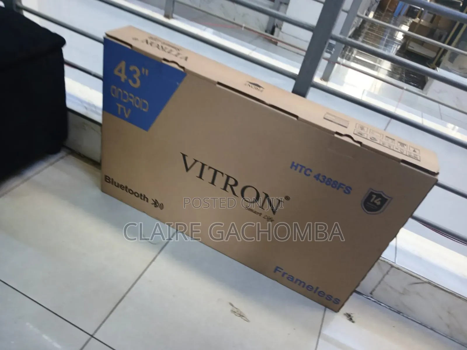 Vitron 43 Inch Smart Tv Android, Frameless, Inbuilt Decorder