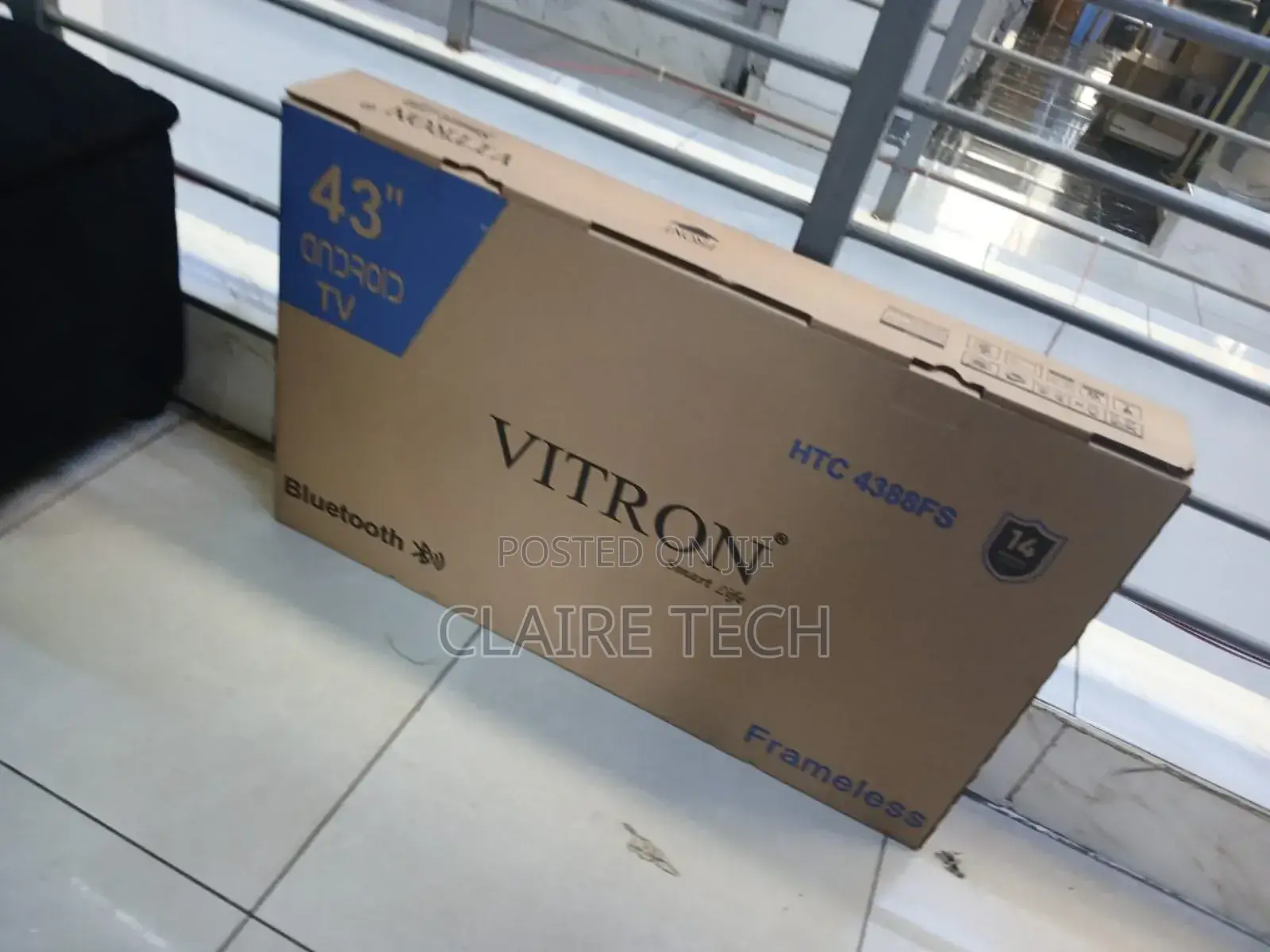 Vitron 43 Inch Smart Tv Android, Frameless, Inbuilt Decorder
