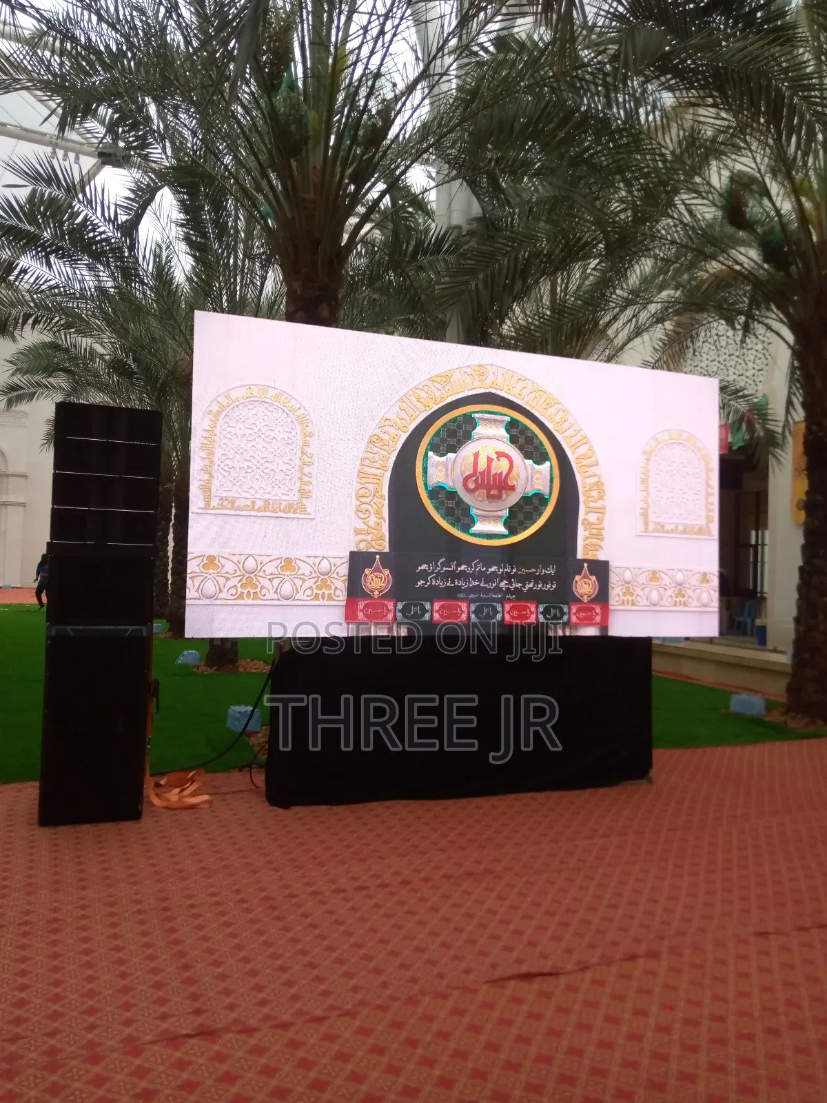 Led Panels Set Up in Outdoor Events