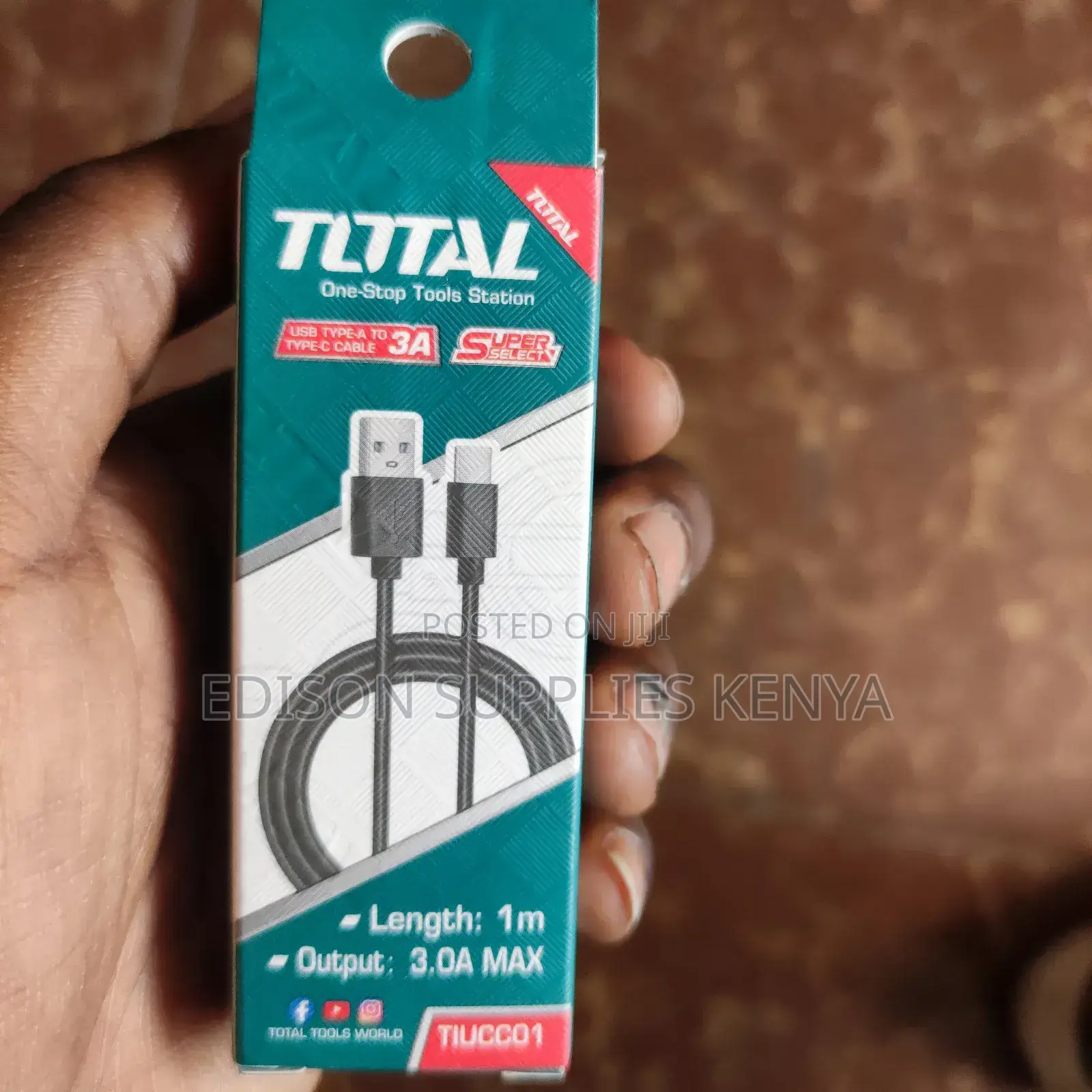 Total USB Type-C Cable, USB Charger Cable 1 Metre