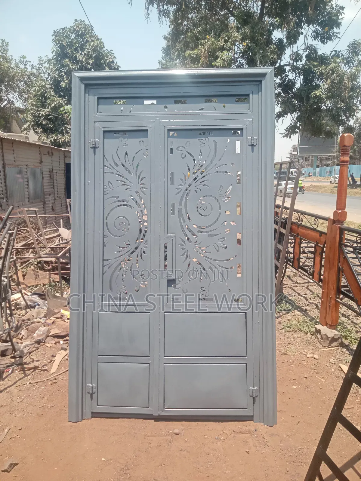 Latest Laser Cut Metalic Door