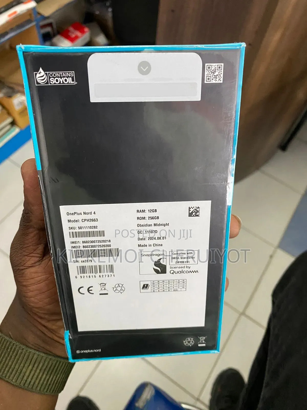 New OnePlus Nord 4 256 GB Black