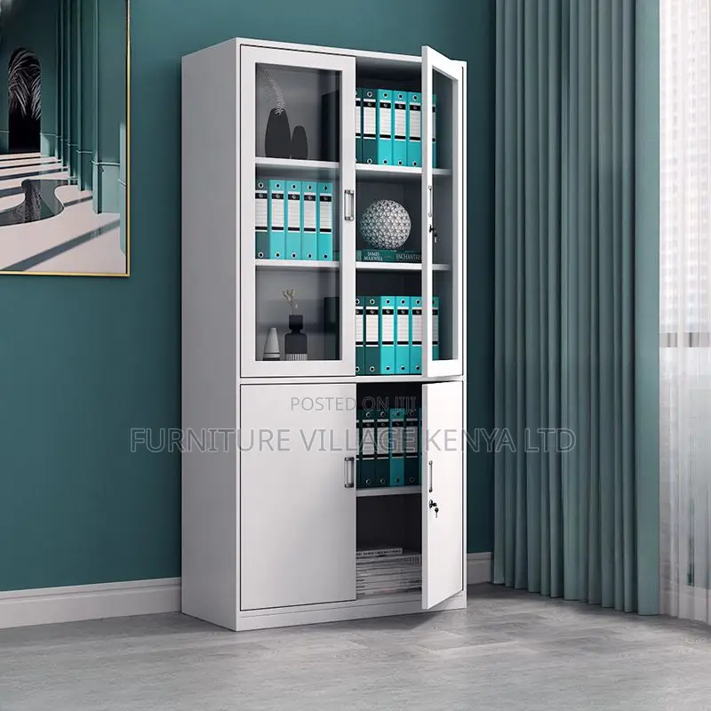 2-Door Metallic Office Storage/ Filling Cabinet (Gray)