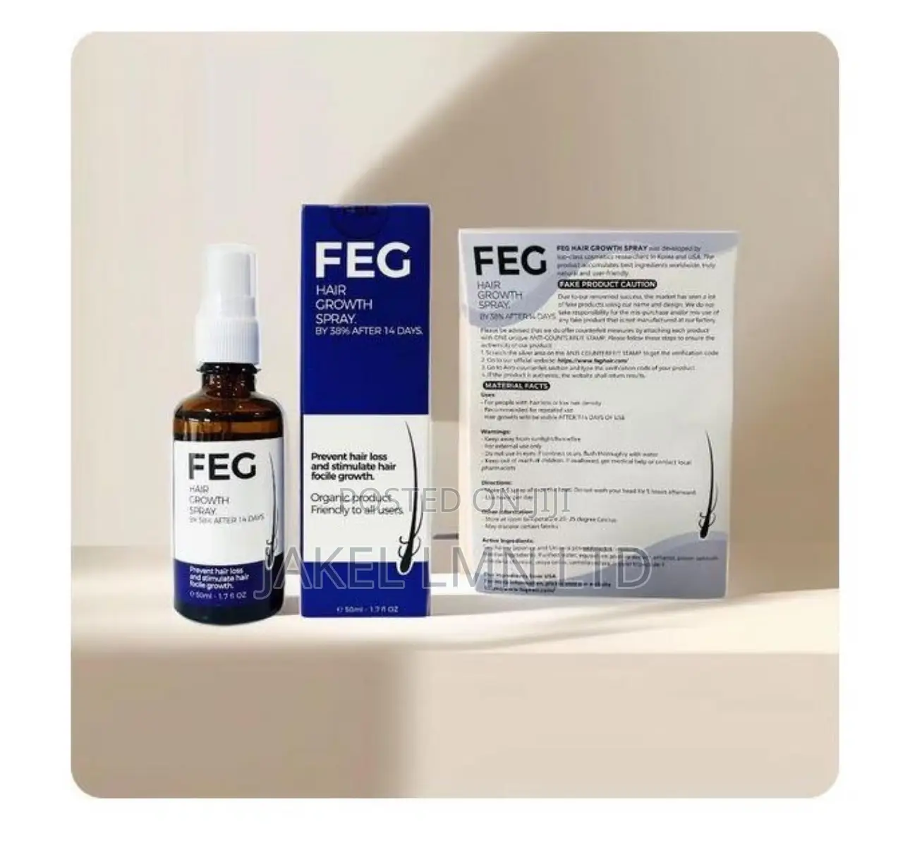 Feg Hair Growth Spray - 50 Ml