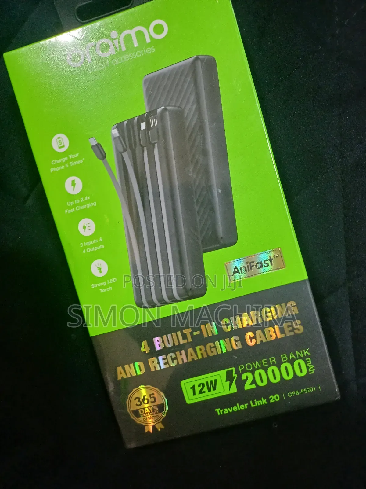 Best Quality Oraimo Power Bank 20000mah