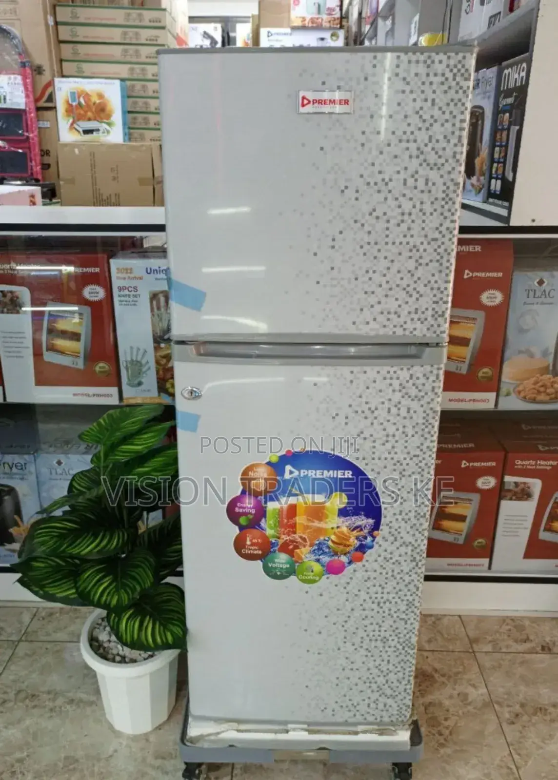 Premier 128ltrs Double Door Fridge-Refrigerator