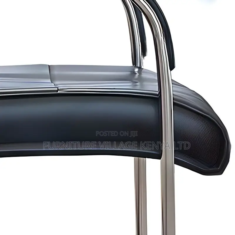 Executive High-Back Leather Office Guest Chair