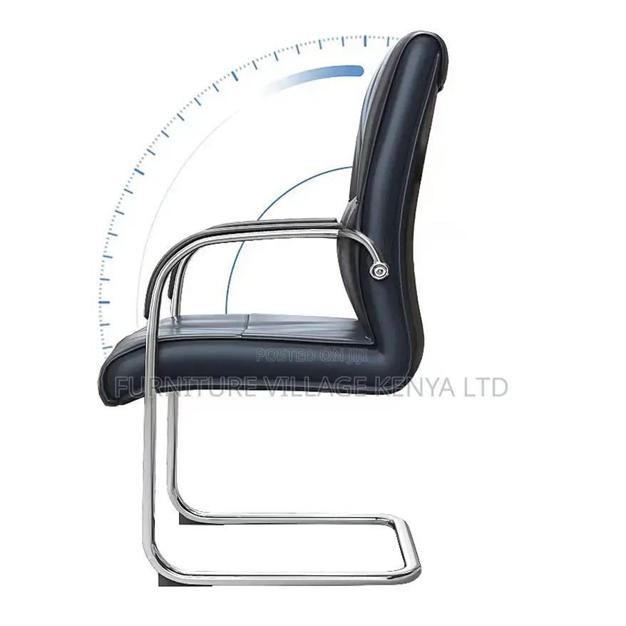 Executive High-Back Leather Office Guest Chair