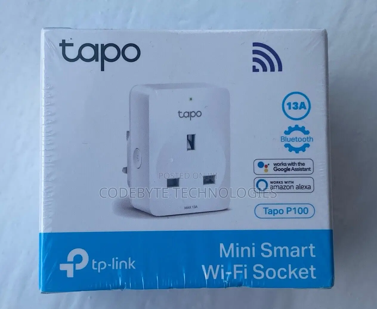 Tp-Link Mini Smart Wi-Fi Socket - Tl-Tapo P100 (1-Pack)^P100