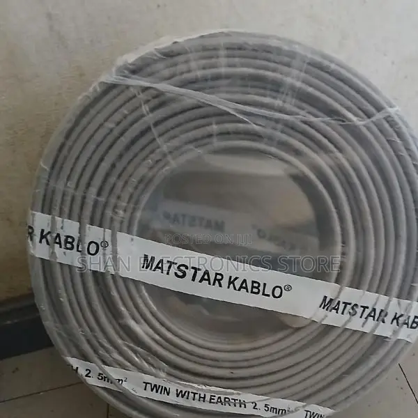 Flat Twin and Earth Wire Cable - 2.5mm
