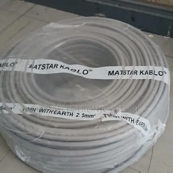 Twin With Earth Electrical Wiring Cable - Grey Latest 2.5mm