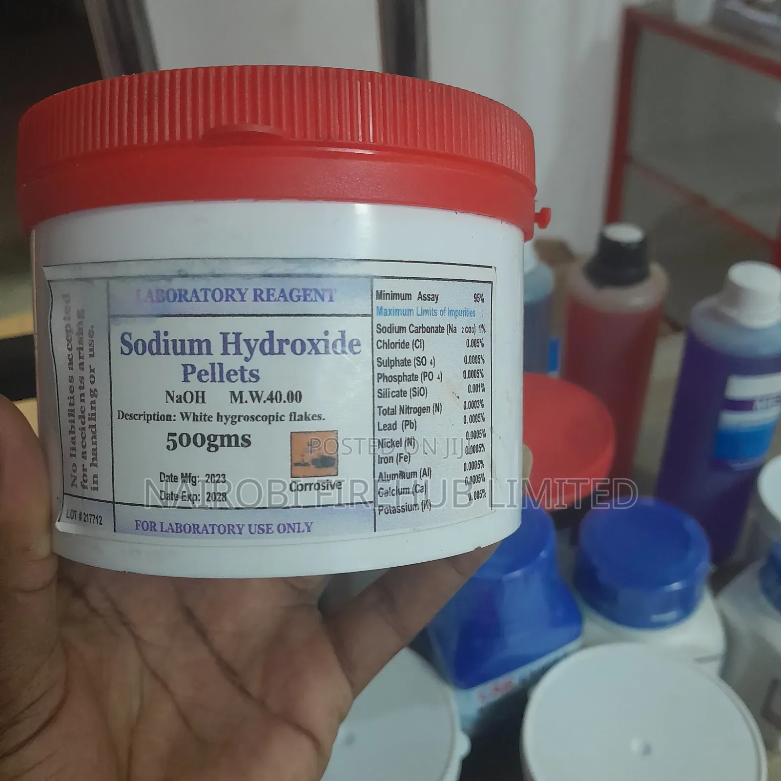 School Laboratory Chemicals