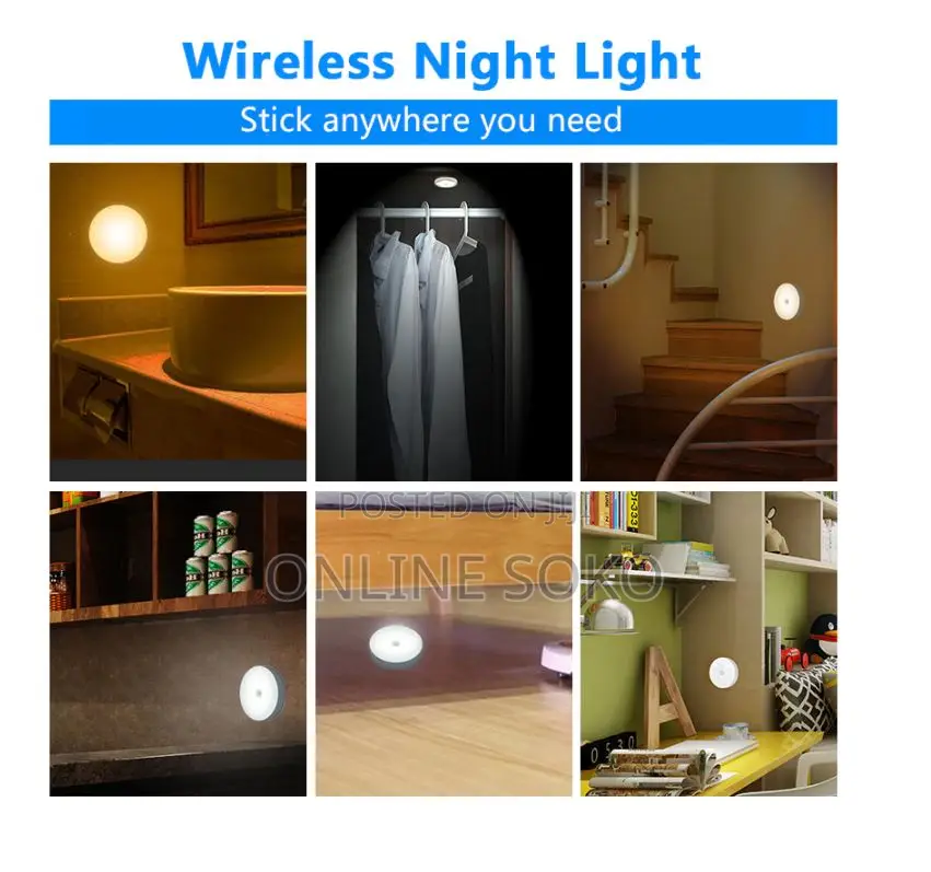 Rechargeable Motion Sensor Light Intelligent Induction Lamp