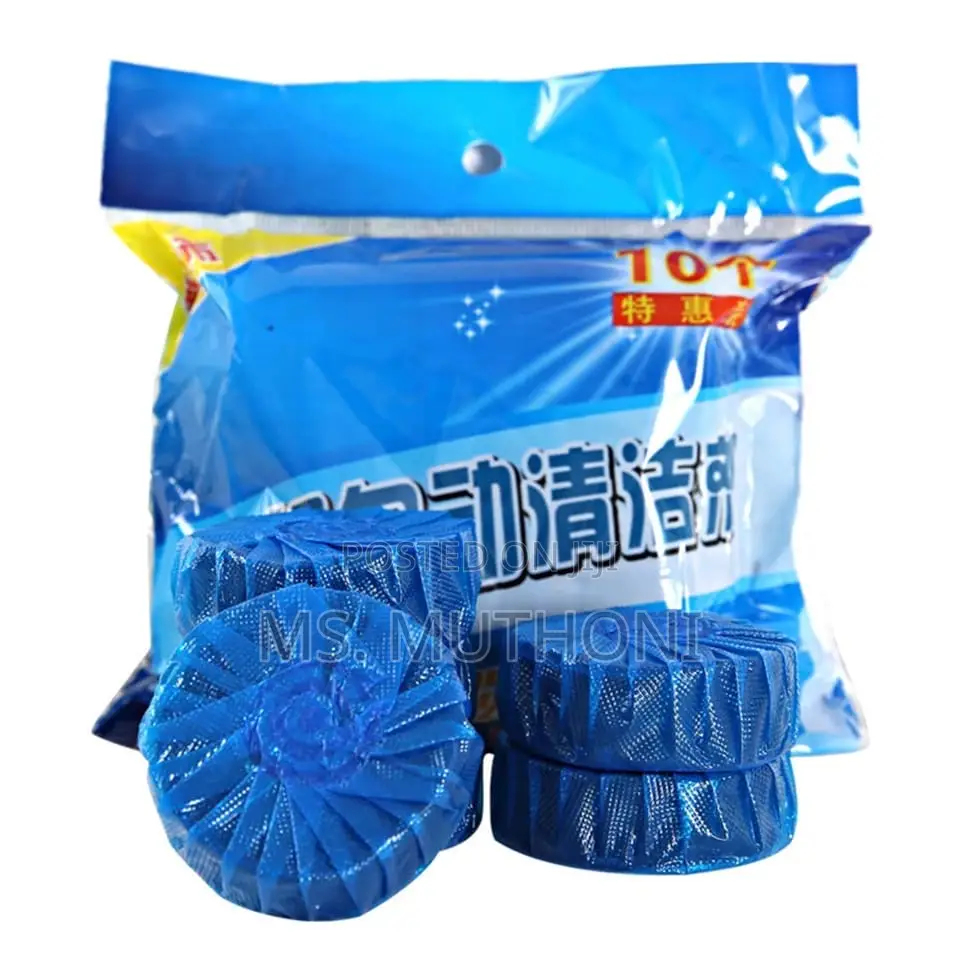 10 Blue Bubble Toilet Cleaner