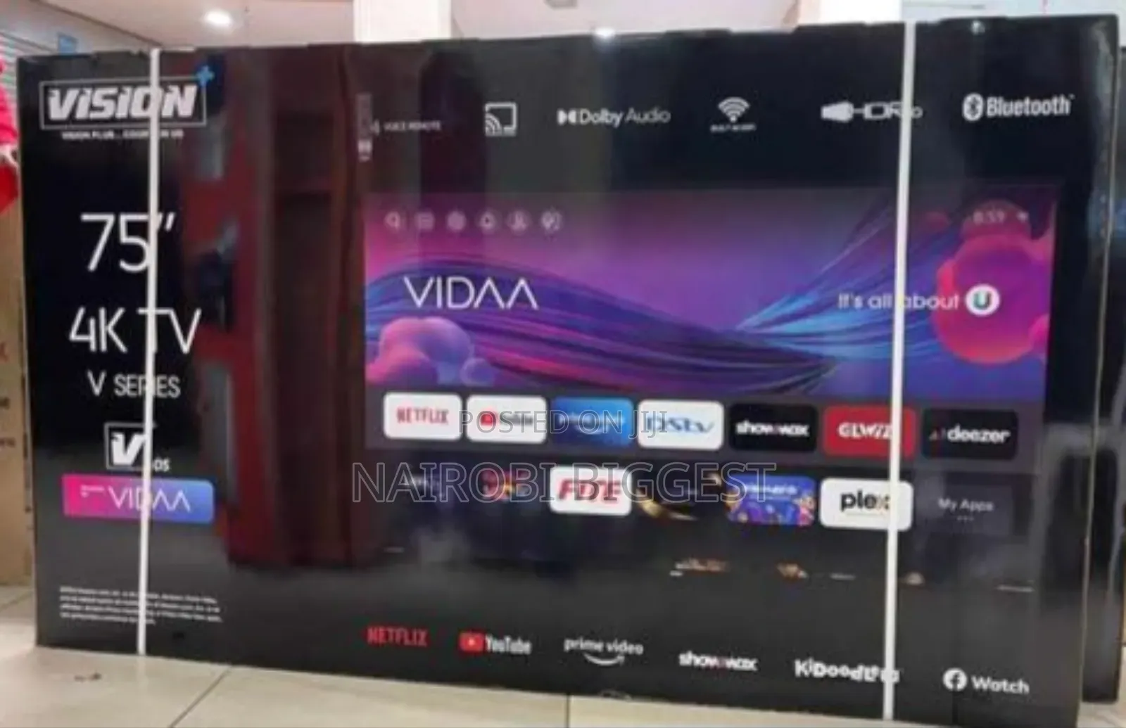 Vision 75" Vidaa Frameless Best Television