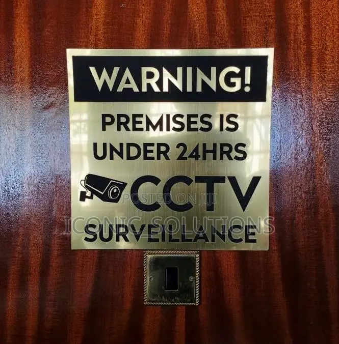 Medium Outdoor CCTV Signage