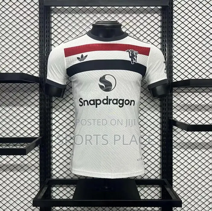 Manchester United White 3rd Kit 202425 Jersey Player Version