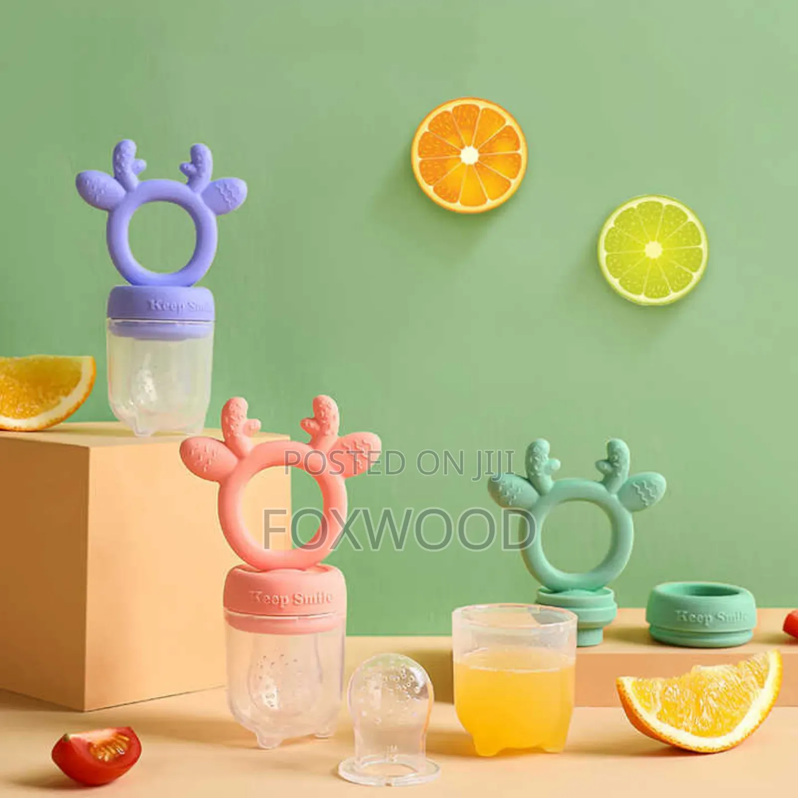 4 In1 Silicone Food Nibbler With 2 Extra Mesh Nipples