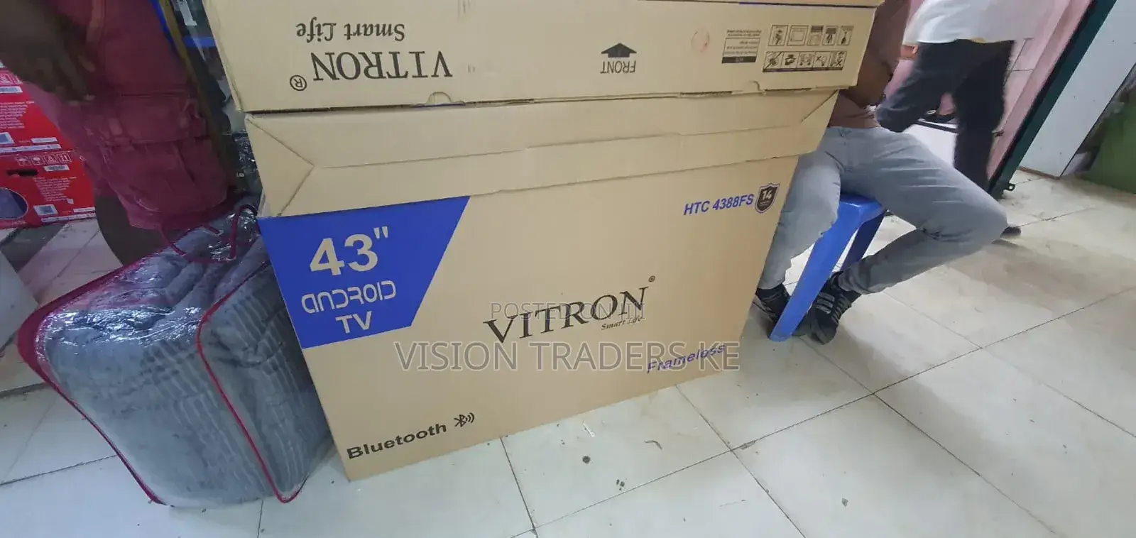 43 Inches Smart Android Frameless Vitron 43" Smart Bluetooth