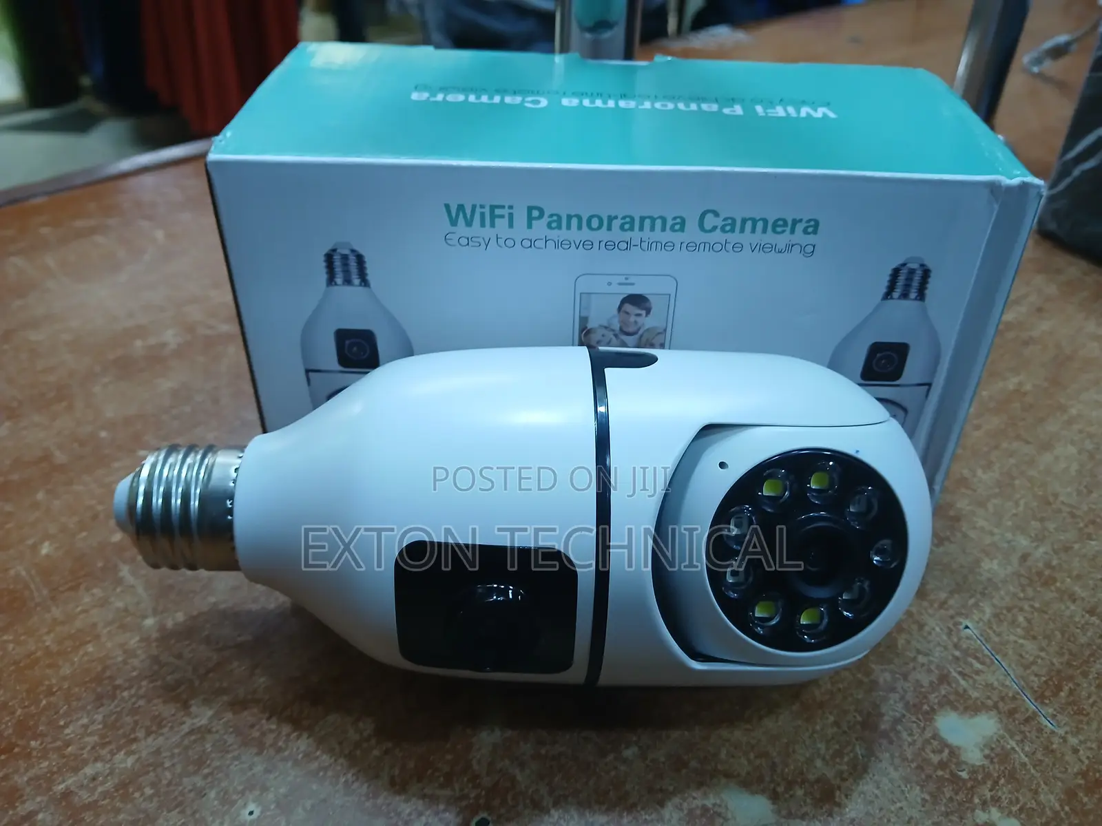 Bulb PTZ Camera 360degres Wifi Bulb